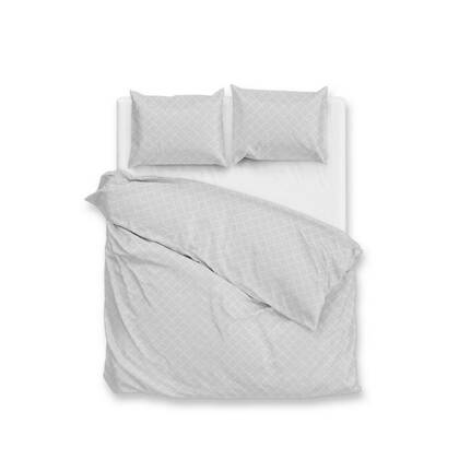 Zo Home Dekbedovertrek Katoen Satijn Linea di Satinado - ash grey Grijs