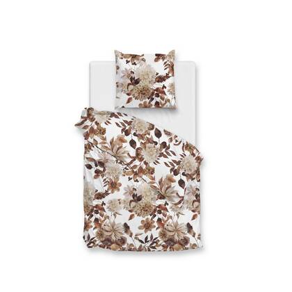 Zo Home Dekbedovertrek Flanel Sofia - brown Bruin