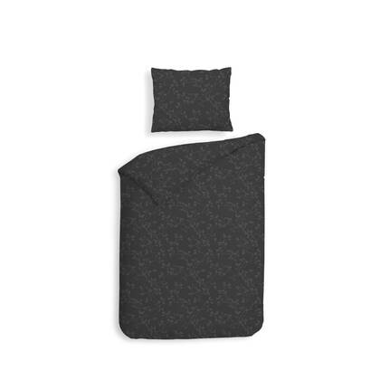Heckett Lane Dekbedovertrek Flanel Alloro - anthracite Antraciet