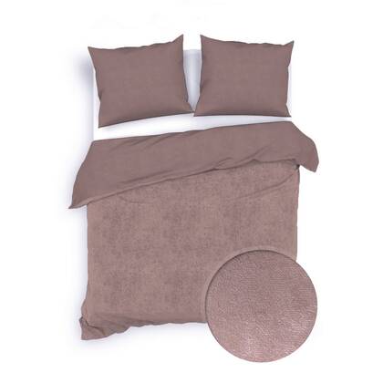 Zo Home Dekbedovertrek Katoen Velluto - blush rose Roze