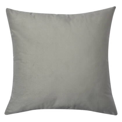 Clayre & Eef Kussenhoes 45x45 cm Grijs Synthetisch