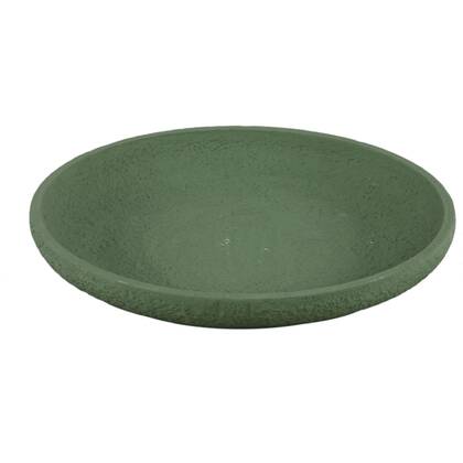 PTMD Schaal Hillie - 40x40x6 cm - Cement - Groen
