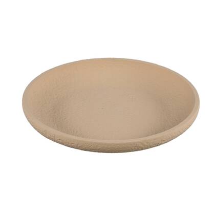 PTMD Schaal Hillie - 40x40x6 cm - Cement - Zand Beige