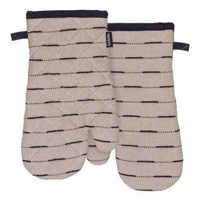 Ladelle - Dash Ovenwant | Ovenhandschoen, Set van 2 Stuks, Indigo, Ger Blauw