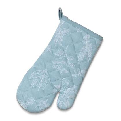 Kela - Ovenwant, Ovenhandschoen, Set van 4 Stuks, Katoen, IJs Blauw, 3