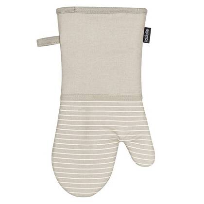 Ladelle - Ovenwant, Katoen, Polyester, Siliconen, Grijs, 18 x 36 cm - Beige