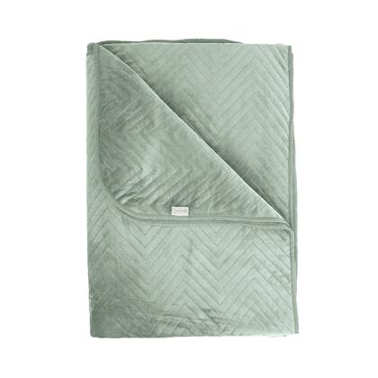 Yellow Bedsprei Madeline - laurel green Groen