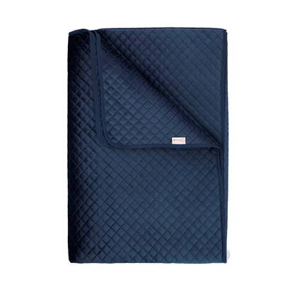 Yellow Bedsprei Victoria - navy blue Blauw