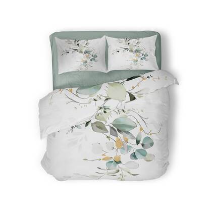 Eleganzzz Dekbedovertrek Micropercal Floral Vines - multi Multicolor