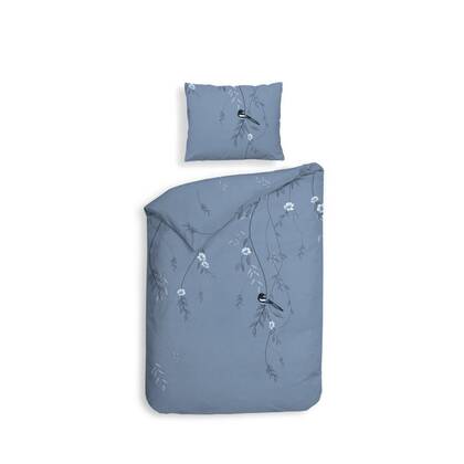 Heckett Lane Dekbedovertrek Katoen Twill Margaux - blue Blauw