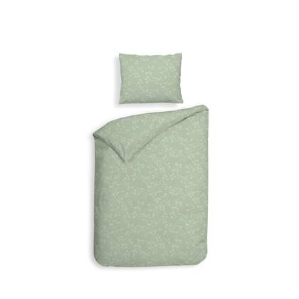 Heckett Lane Dekbedovertrek Flanel Alloro - laurel green Groen