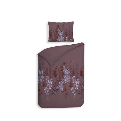 Heckett Lane Dekbedovertrek Flanel Mino - purple Paars