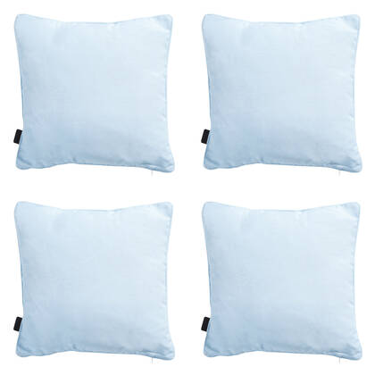 Madison - Sierkussen Panama skyway - Ca. 60x60 cm - Set van 4 Blauw