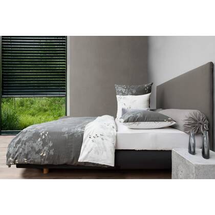 Heckett & Lane Dekbedovertrek Velvet Touch Refined Porana Taupe