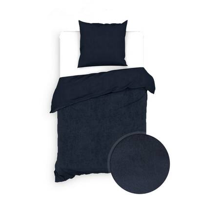 Zo Home Dekbedovertrek Katoen Velluto - night blue Blauw
