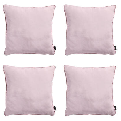 Madison - Sierkussen Panama soft pink - Ca. 45x45 cm - Set van 4 Roze