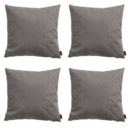 Madison - Sierkussen Oxford - Ca. 45x45 cm - Set van 4 Taupe