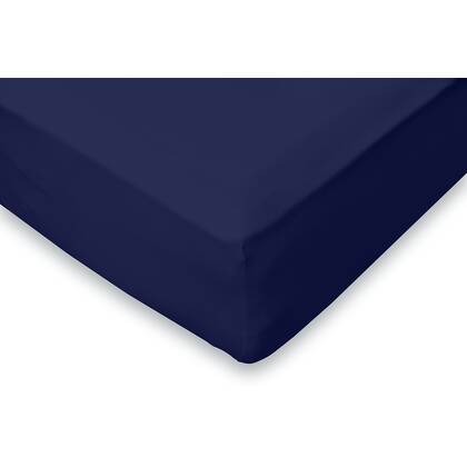 Eleganzzz Hoeslaken Flanel 35cm Hoekhoogte Blauw