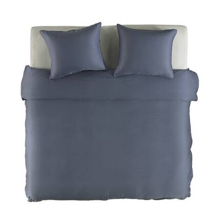 Yellow Dekbedovertrek Bamboo - ocean blue Blauw