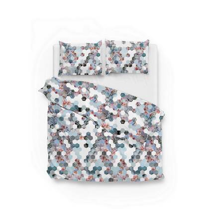 Zo Home Dekbedovertrek Katoen Flanel Vanessa - multi Multicolor