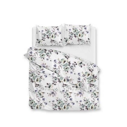 Zo Home Dekbedovertrek Flanel Celia - white Wit