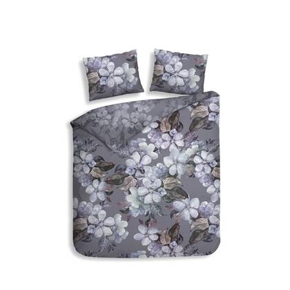 Heckett Lane Dekbedovertrek Katoen Twill Dragan - purple Paars
