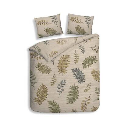 Heckett Lane Dekbedovertrek Katoen Twill Listi - natural Beige