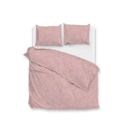 Zo Home Dekbedovertrekset Katoen Satijn Fiori di - shady pink Roze