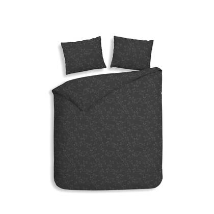 Heckett Lane Dekbedovertrek Flanel Alloro - anthracite Antraciet