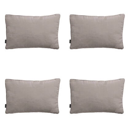 Madison - Sierkussen Panama jute - Ca. 40x60 cm - Set van 4 Beige