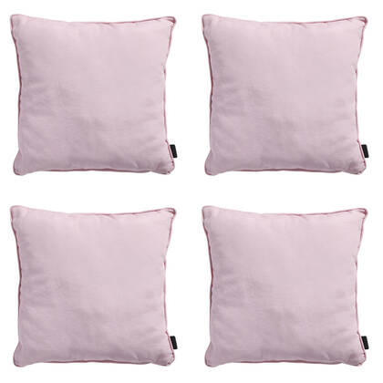 Madison - Sierkussen Panama soft pink - Ca. 60x60 cm - Set van 4 Roze