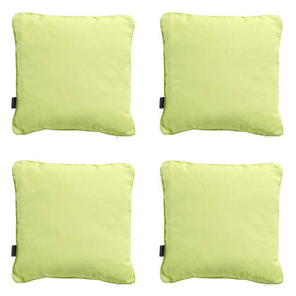 Madison - Sierkussen Panama lime - Ca. 45x45 cm - Set van 4 Groen