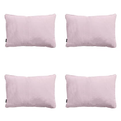 Madison - Sierkussen Panama soft pink - Ca. 40x60 cm - Set van 4 Roze