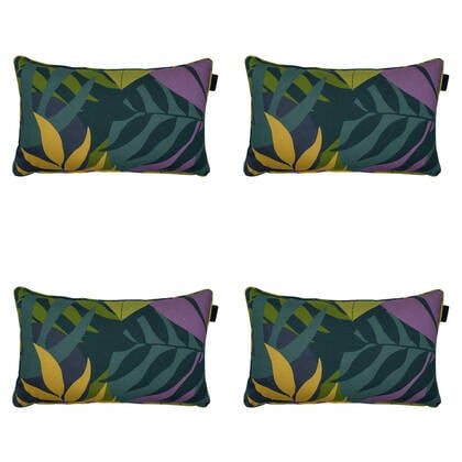 Madison - Sierkussen Iven green - Ca. 30x50 cm - Set van 4 Groen