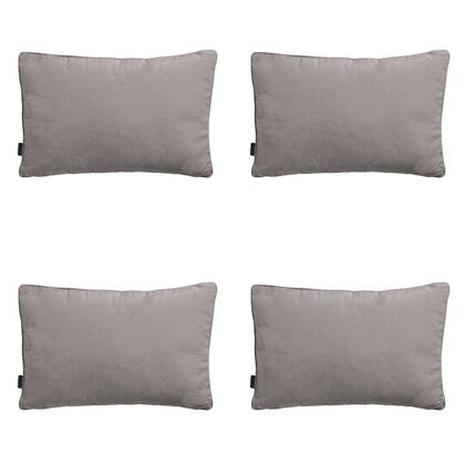 Madison - Sierkussen Panama - Ca. 40x60 cm - Set van 4 Taupe