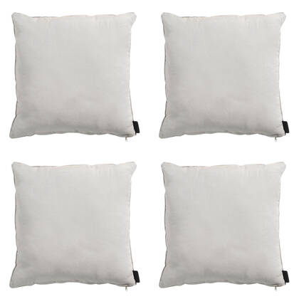 Madison - Sierkussen Panama linnen - Ca. 45x45 cm - Set van 4 Beige