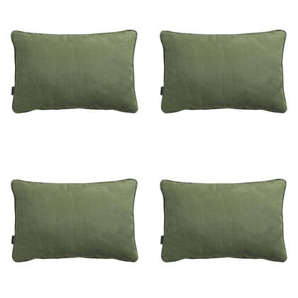 Madison - Sierkussen Panama green - Ca. 40x60 cm - Set van 4 Groen