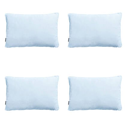 Madison - Sierkussen Panama skyway - Ca. 40x60 cm - Set van 4 Blauw