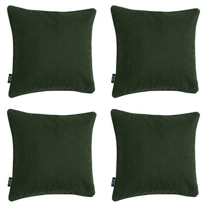 Madison - Sierkussen Green canvas eco+ - Ca. 50x50 cm - Set van 4 Groen