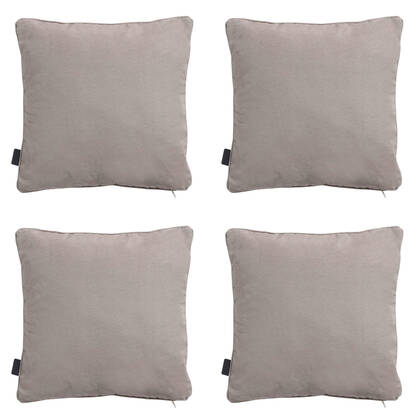 Madison - Sierkussen Panama jute - Ca. 45x45 cm - Set van 4 Beige