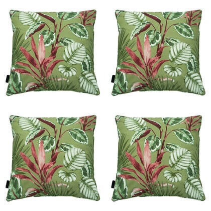 Madison - Sierkussen Cala green - Ca. 50x50 cm - Set van 4 Groen