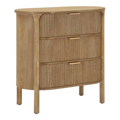 Ladekast in dennenhout 80,5x47x82 cm Bruin