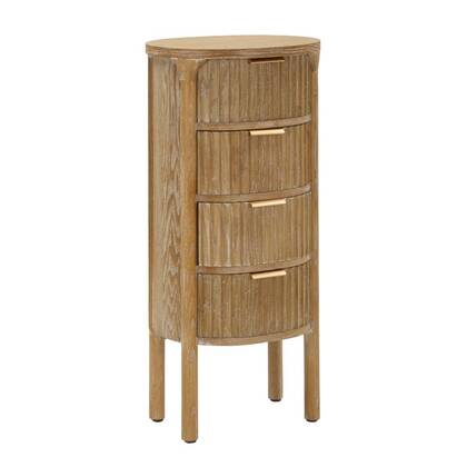 Ladekast van dennenhout cm 38x33,5x82 Bruin