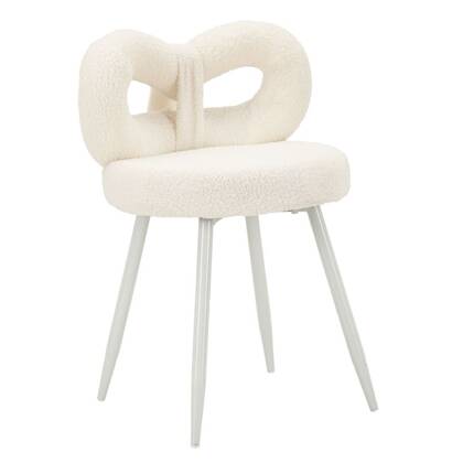 Mini te teddy stoel cm ø 40x67 Wit