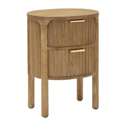 Nachtkastje van dennenhout cm 38x34,5x52 Bruin