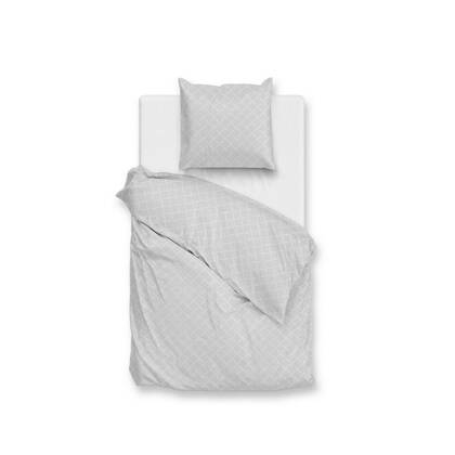 Zo Home Dekbedovertrek Katoen Satijn Linea di Satinado - ash grey Grijs