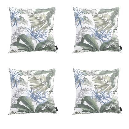Madison - Sierkussen Bliss blue - Ca. 45x45 cm - Set van 4 Blauw