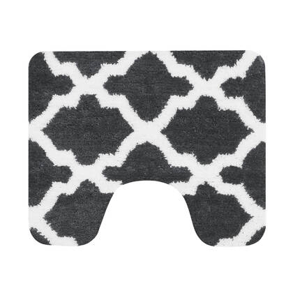 Dutch House Toiletmat Toulon 60x50cm - Antraciet
