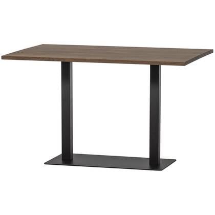 WOOOD Tablo Eettafel Recht Vingerlas - Eiken - Cashmere Brown - 120x80 Bruin