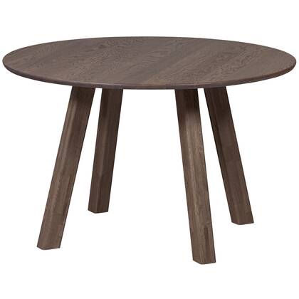 WOOOD Tablo Eettafel Rond Doorgaande lamel - Eiken - Brown - Ø120 Bruin
